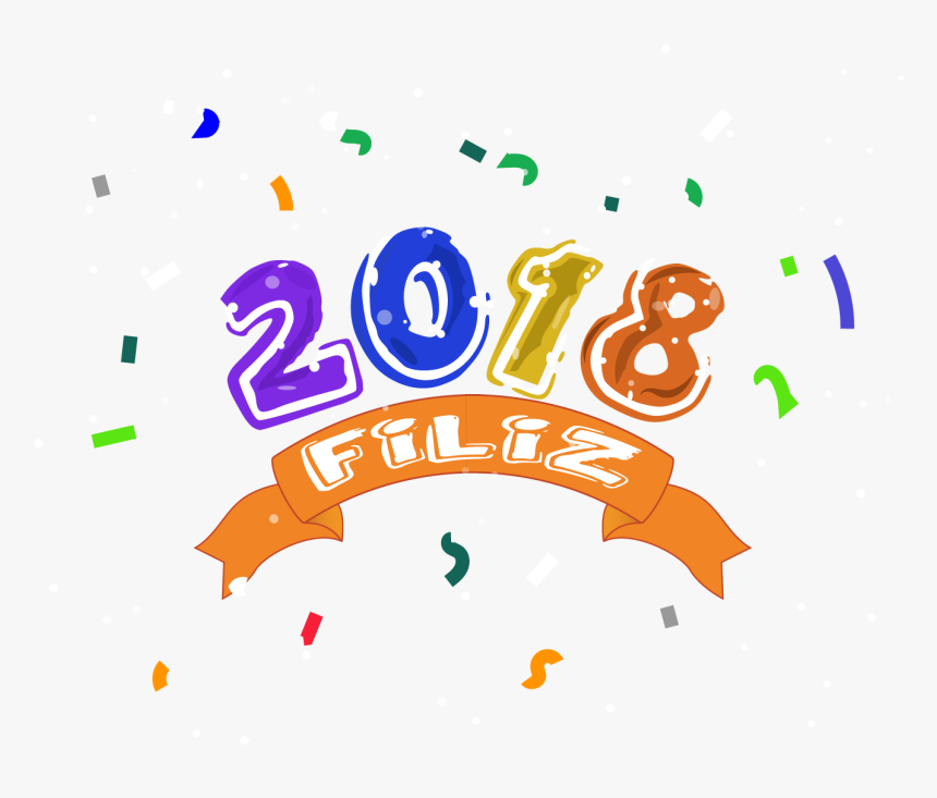 Clip Art Collection Of Free Transparent - Feliz Año 2018 Png, Png Download