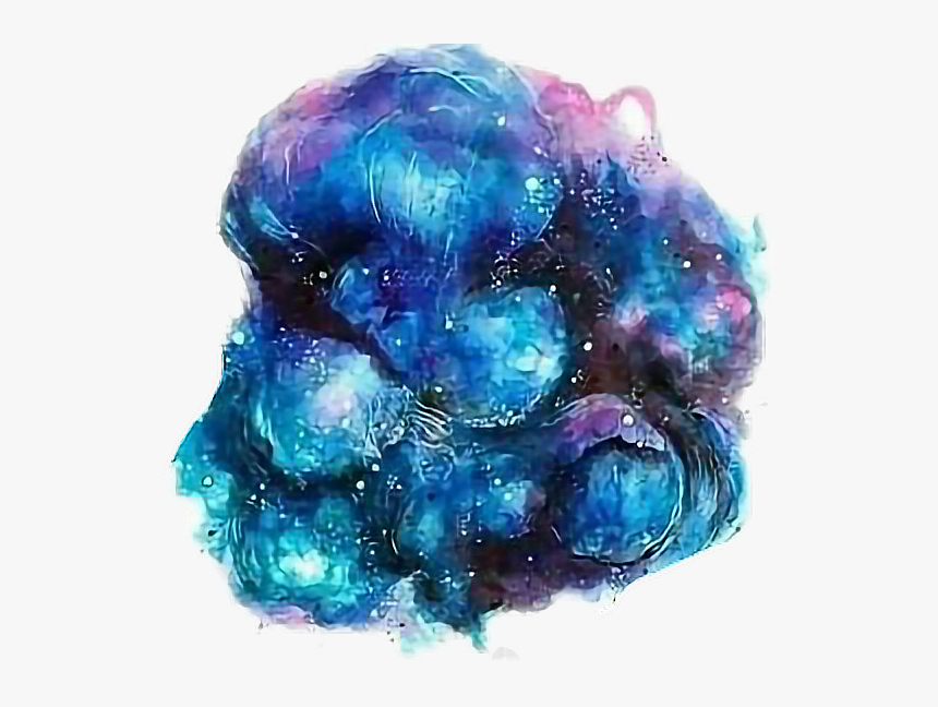 #cloud #puff #galaxy #explosion #freetoedit - Galaxy Drawing, HD Png Download