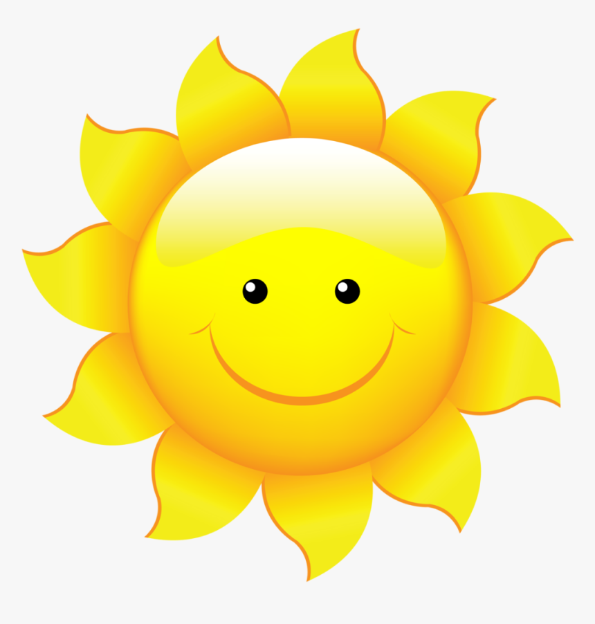Sun Cartoon With Glasses, HD Png Download