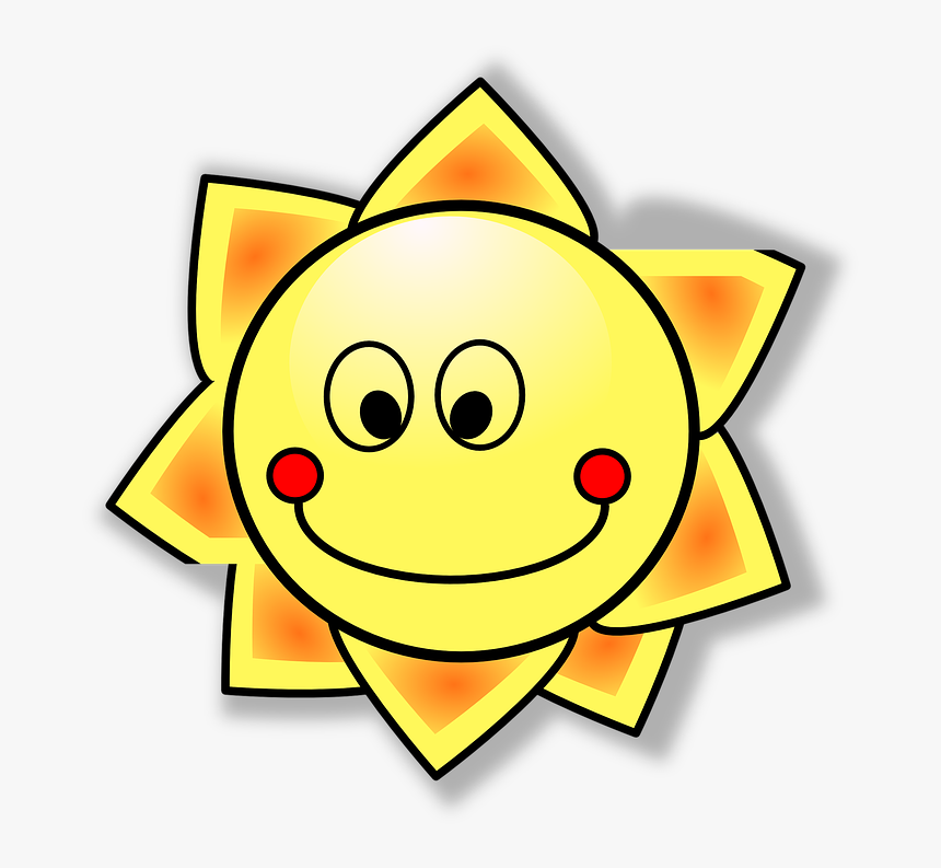 Sunlight Clipart Girl Sunshine - Sole Clipart, HD Png Download