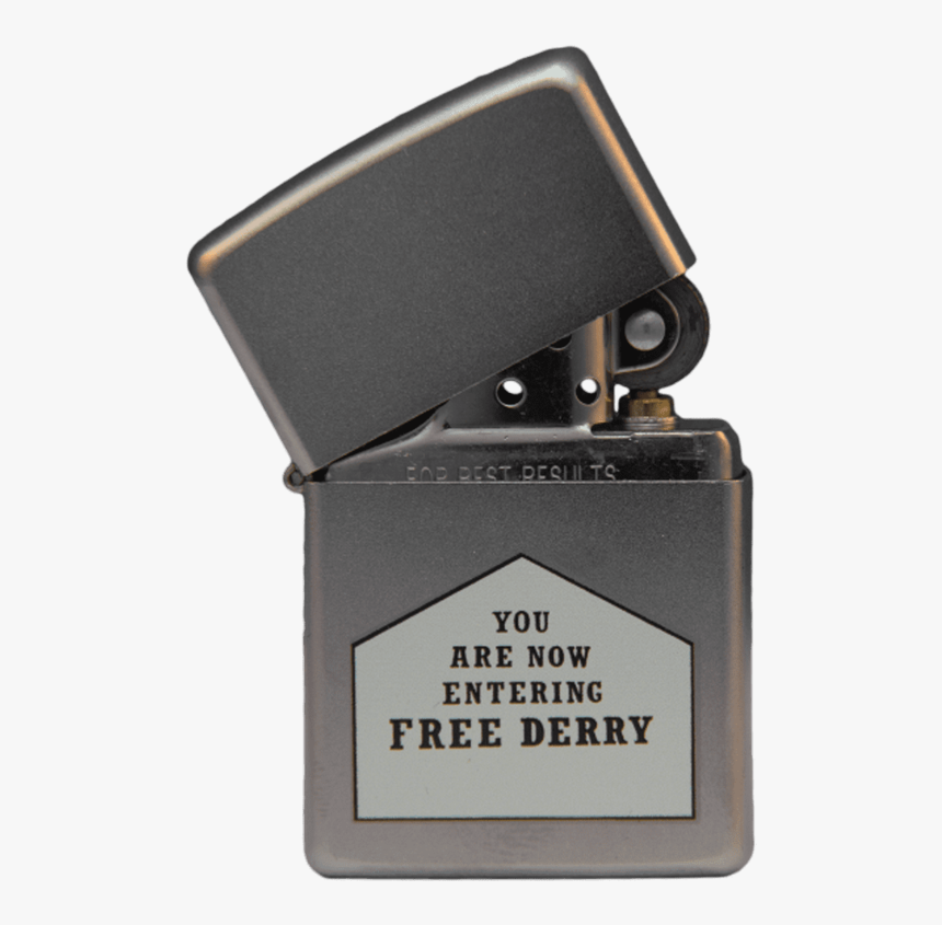 Lighter-zippo - You Are Now Entering Free Derry Gable Wall Painting, HD Png Download