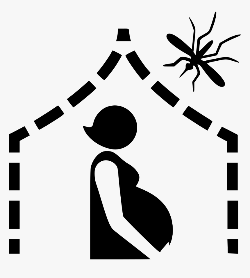 Mosquito Net Pregant Woman - Mosquito Net Icon Png, Transparent Png