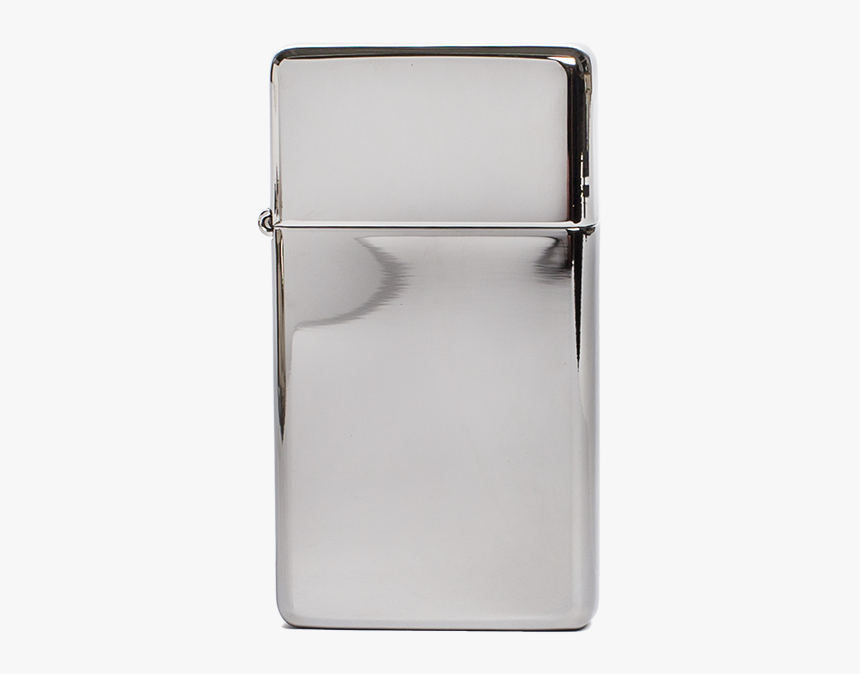 Zippo Lighter Armor Slim Polished Chrome Front - Door, HD Png Download
