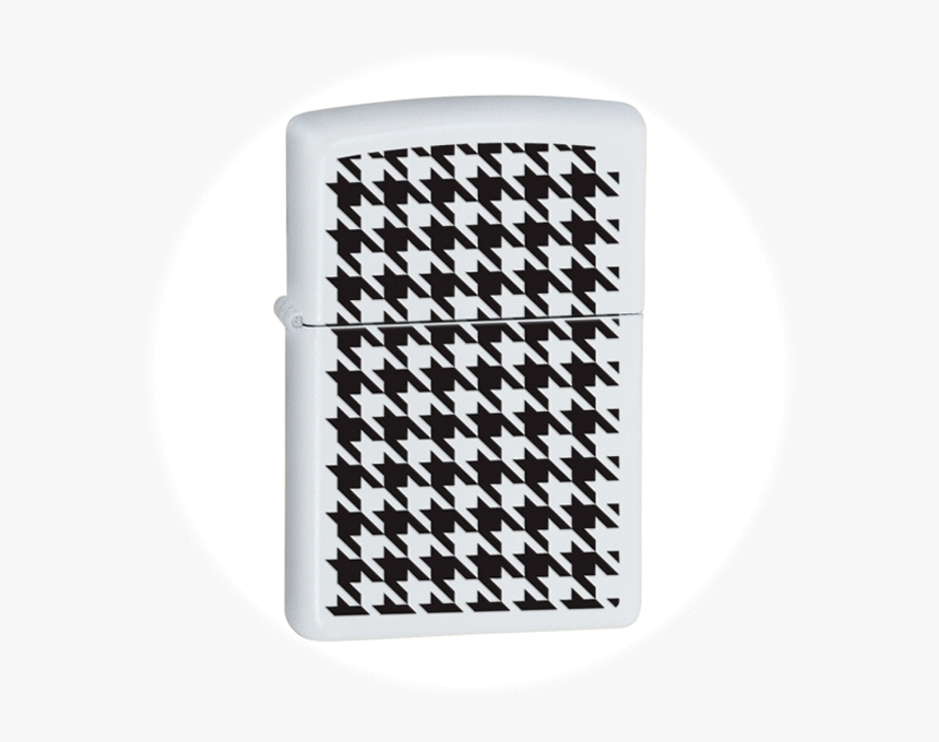 Zippo Lighter - Houndstooth - Houndstooth Zippo, HD Png Download