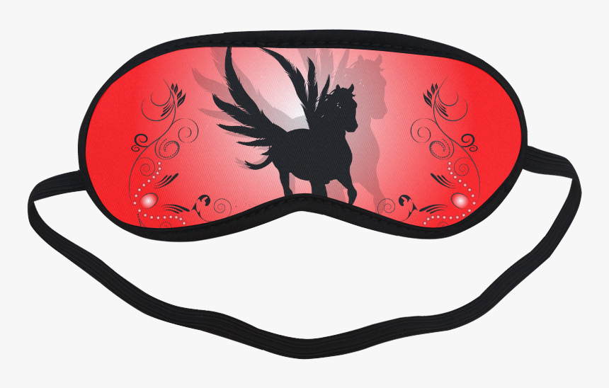 Pegasus Silhouette Sleeping Mask - Eye Mask With Googly Eyes, HD Png Download