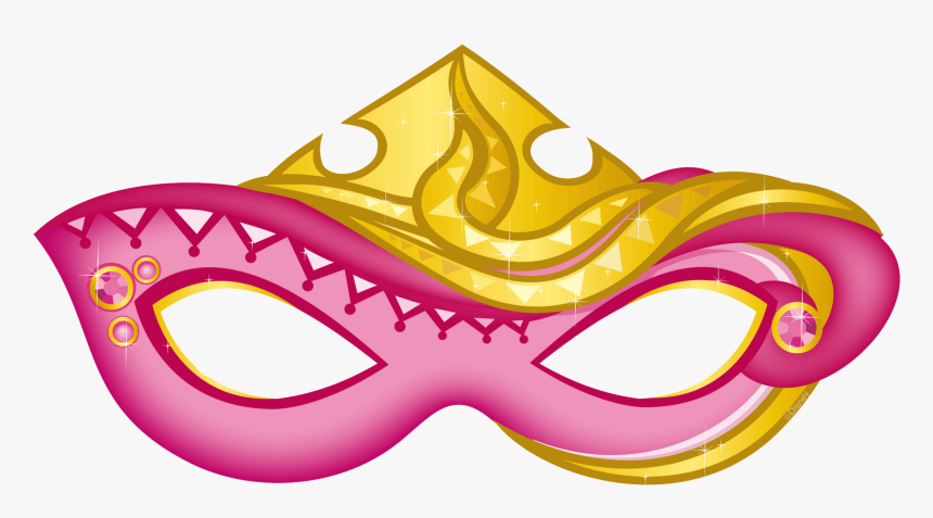 Clip Art Mascaras Carnaval - Sleeping Beauty Mask, HD Png Download