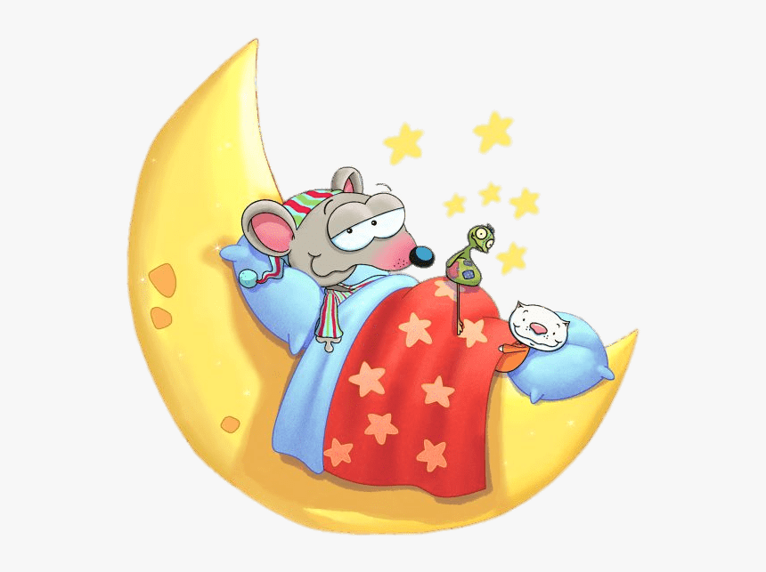 Toopy & Binoo Napping On The Moon - Toopy And Binoo Moon, HD Png Download