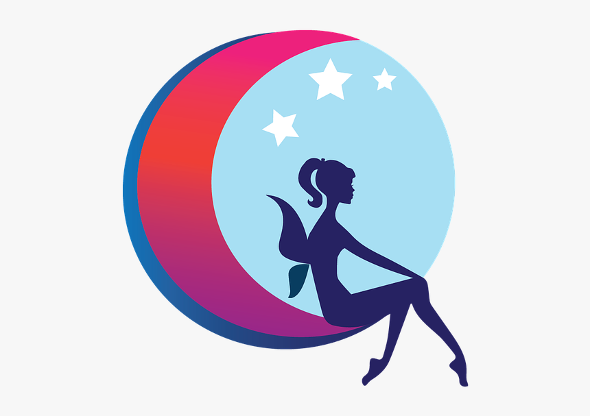 Moon Fairy Cartoon Free Photo - Beauty, HD Png Download