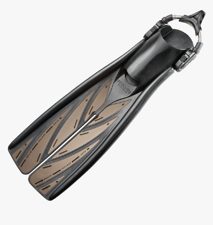 Smoke On The Water Split-fin - Atomic Aquatics Open Heel Split Fins, HD Png Download