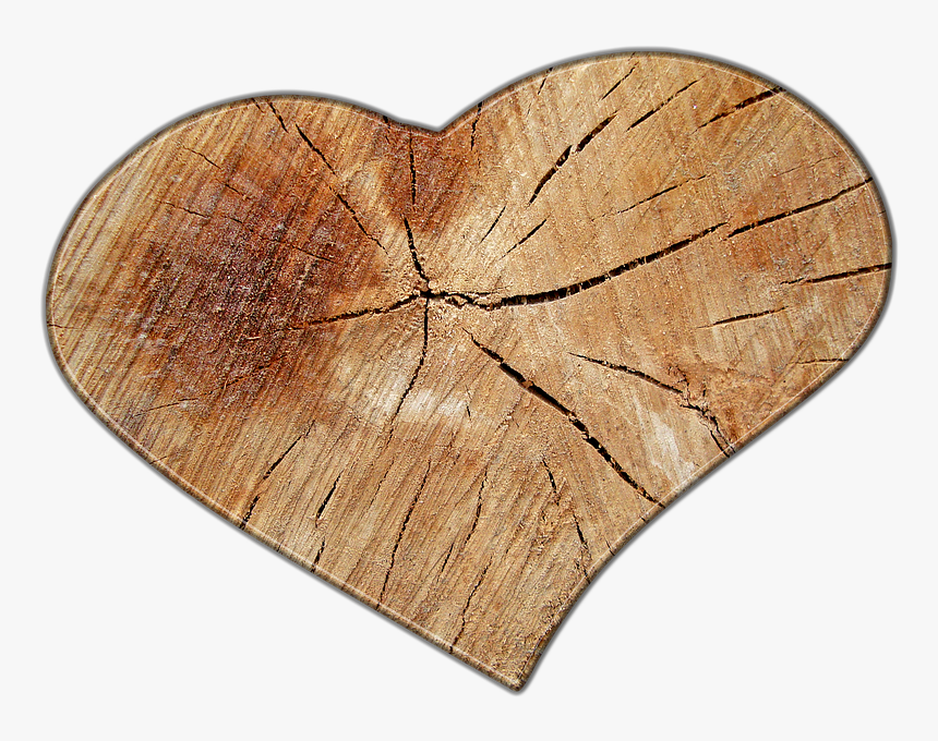 Heart, Love, Wood, Grain, Structure, Texture - Cool Background Images Wood, HD Png Download