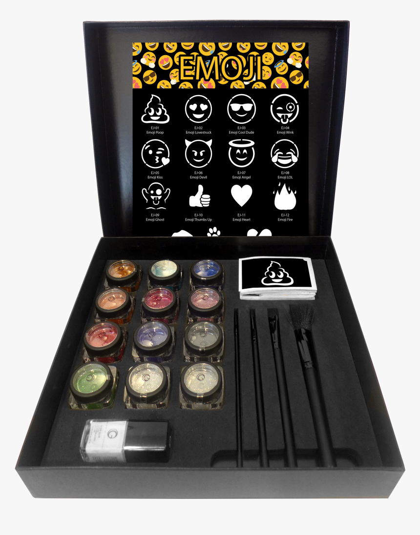 Emoji - Glitter Tattoo Kit Unicorn, HD Png Download