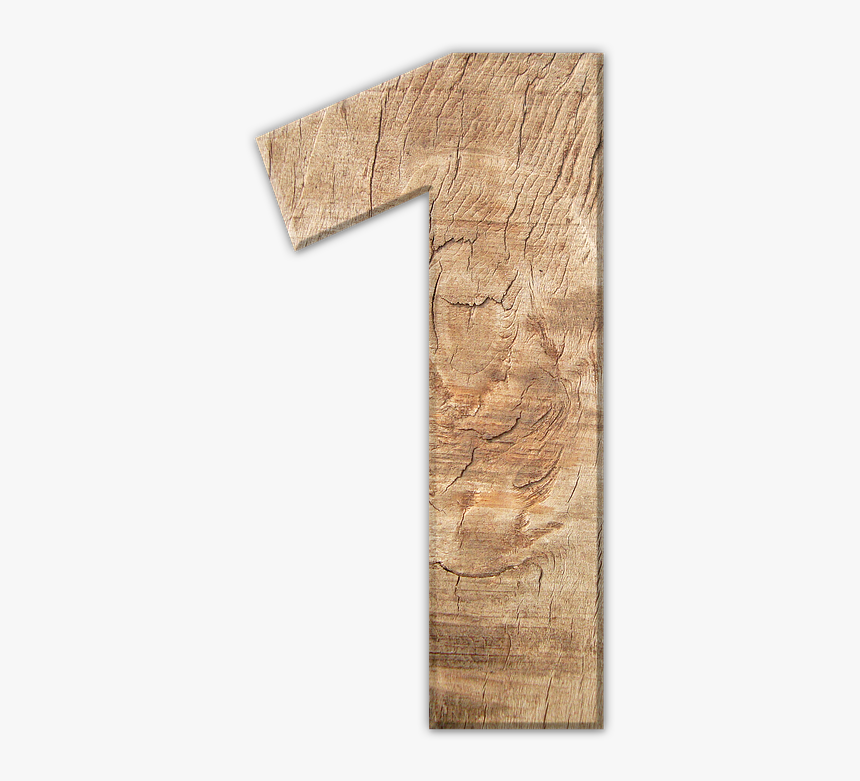 Pay, Wood, One, Grain, Pattern, Digit, Order - One Wood Png, Transparent Png