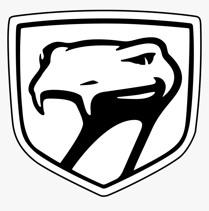 Viper Snake Picture Black And White Logo High Resolution - Dodge Viper Rt 10 Logo, HD Png Download