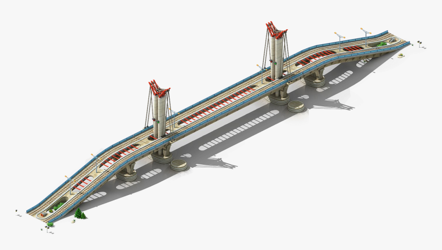 Gustave Flaubert Bridge - Scale Model, HD Png Download