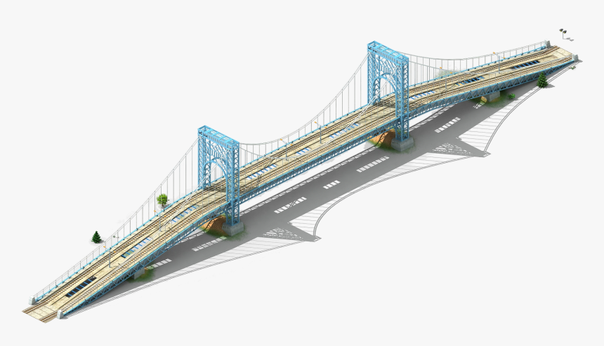 Hudson Bridge - Bridges Png, Transparent Png