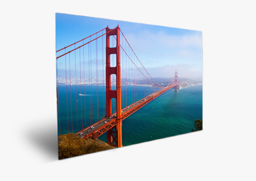 Famous Golden Gate Bridge - Golden Gate Bridge, HD Png Download