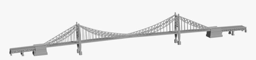 Mcclintic-marshall Tender D - Self-anchored Suspension Bridge, HD Png Download
