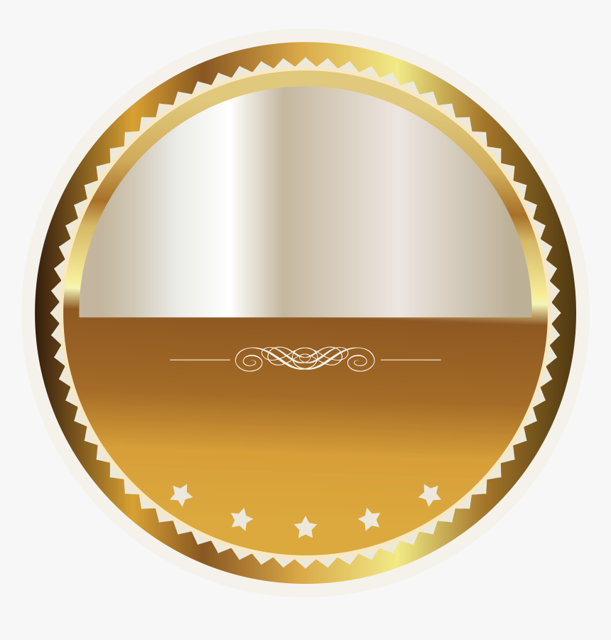 Golden Badge Png Picture - Portable Network Graphics, Transparent Png
