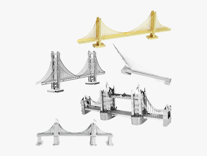 Famous Bridges In The World In Drawing, HD Png Download