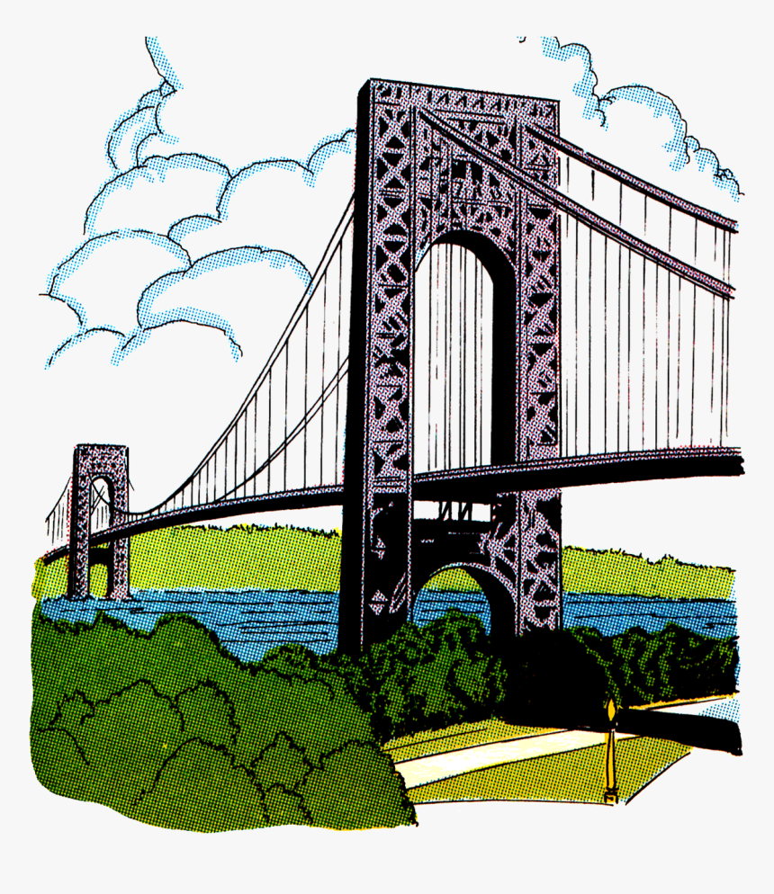 Bridge Vintage Clip Art Free Picture - Puente 3 2 1, HD Png Download