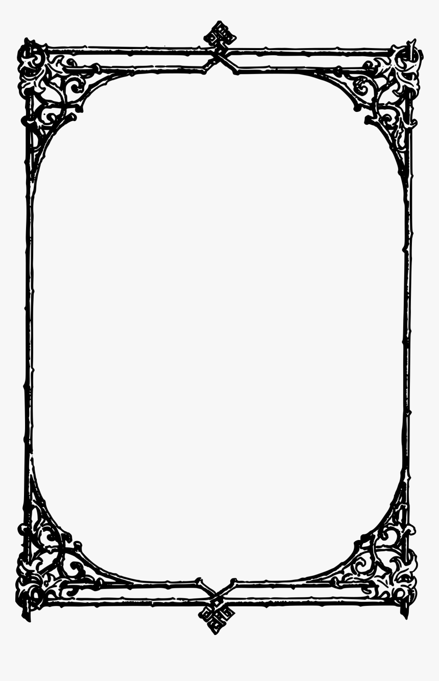 Clip Art Frame Retangular - Clip Art Borders, HD Png Download