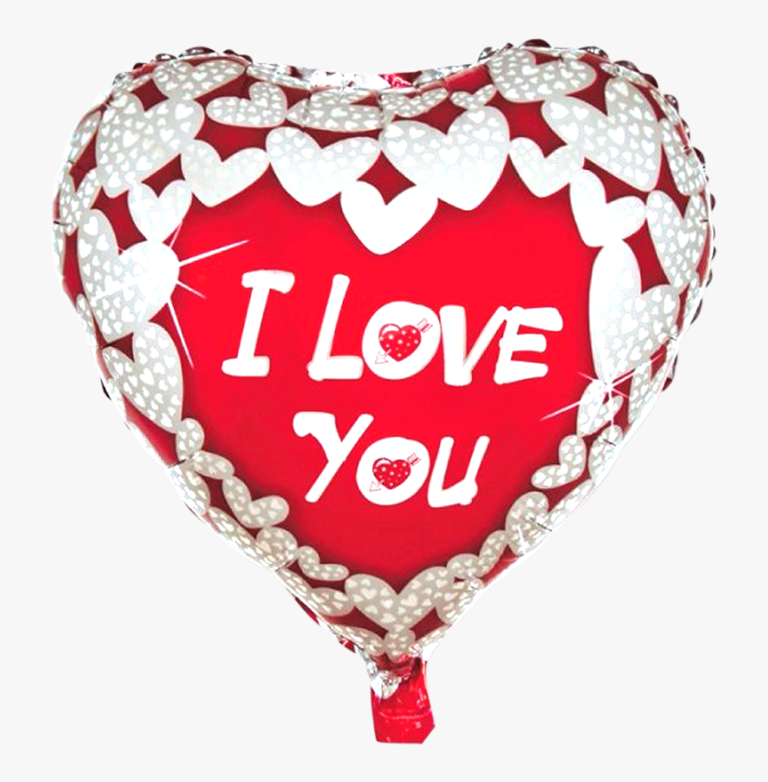 Transparent Deflated Balloon Png - Balao Coracao I Love You, Png Download