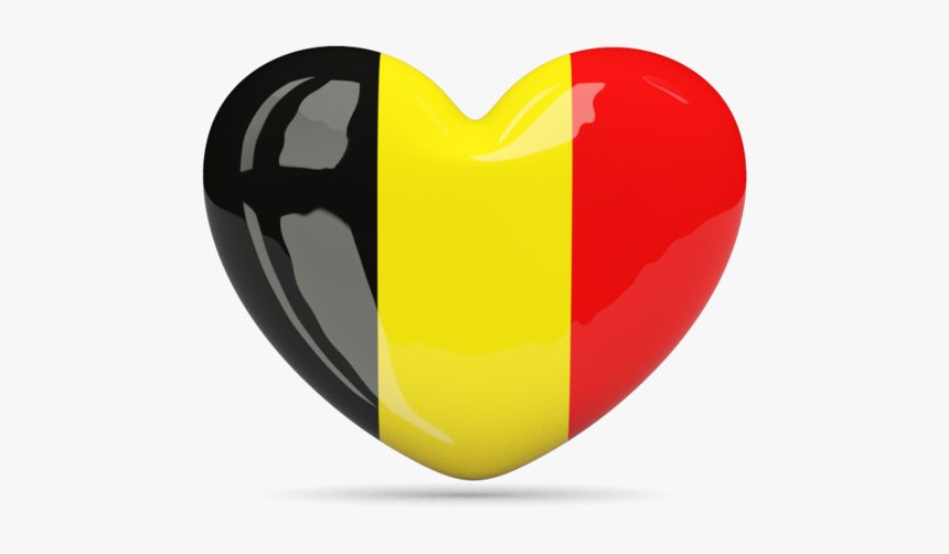 Belgium Flag Heart Png, Transparent Png