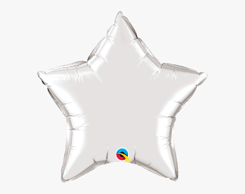 Transparent Deflated Balloon Png - Stars Balloon Silver Png, Png Download