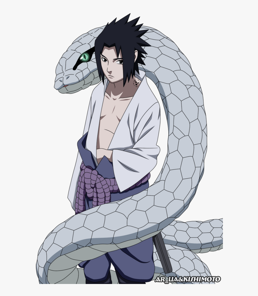 Sasuke And Hebi By Ar Ua-d3cma2s - Sasuke Hebi, HD Png Download