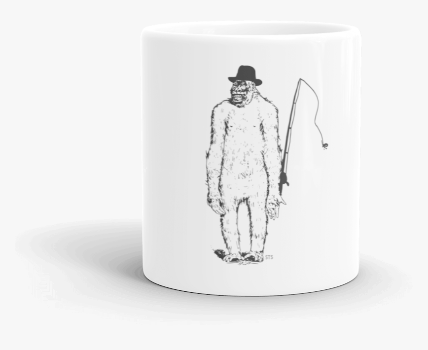 Sasqfishing Mockup Front-view 11oz - Coffee Cup, HD Png Download