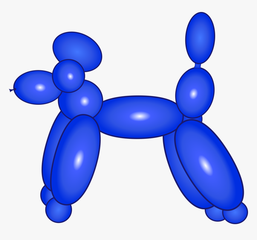 Balloon Horse Clipart, Vector Clip Art Online, Royalty - Balloon Animal Clipart, HD Png Download