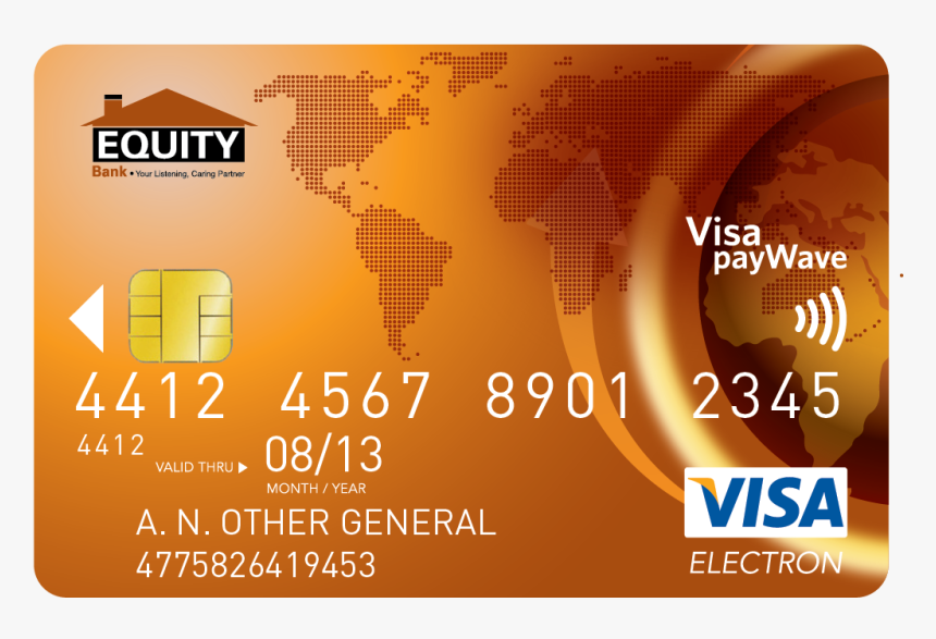 Images/visacardnewlook - Equity Bank Kenya Limited, HD Png Download