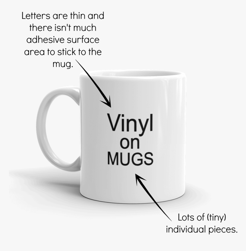Vinyl On Cups Tumblers - Coffee Cup, HD Png Download