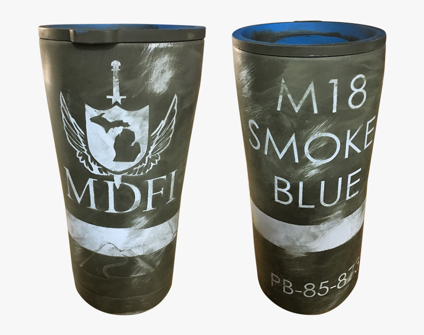 Mdfi Cerekote Smoke Grenade Tumbler - Michigan Map, HD Png Download