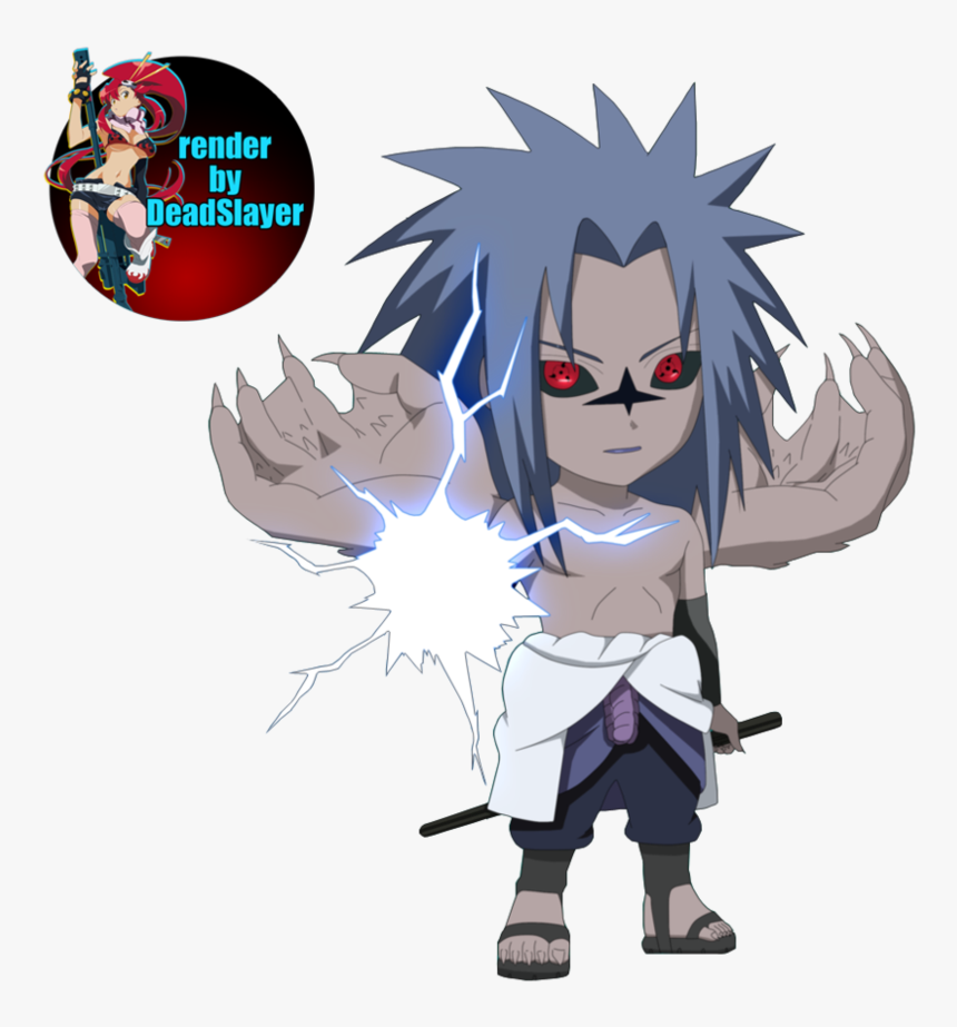 Uchiha Sasuke - Chibi Sasuke Curse Mark, HD Png Download