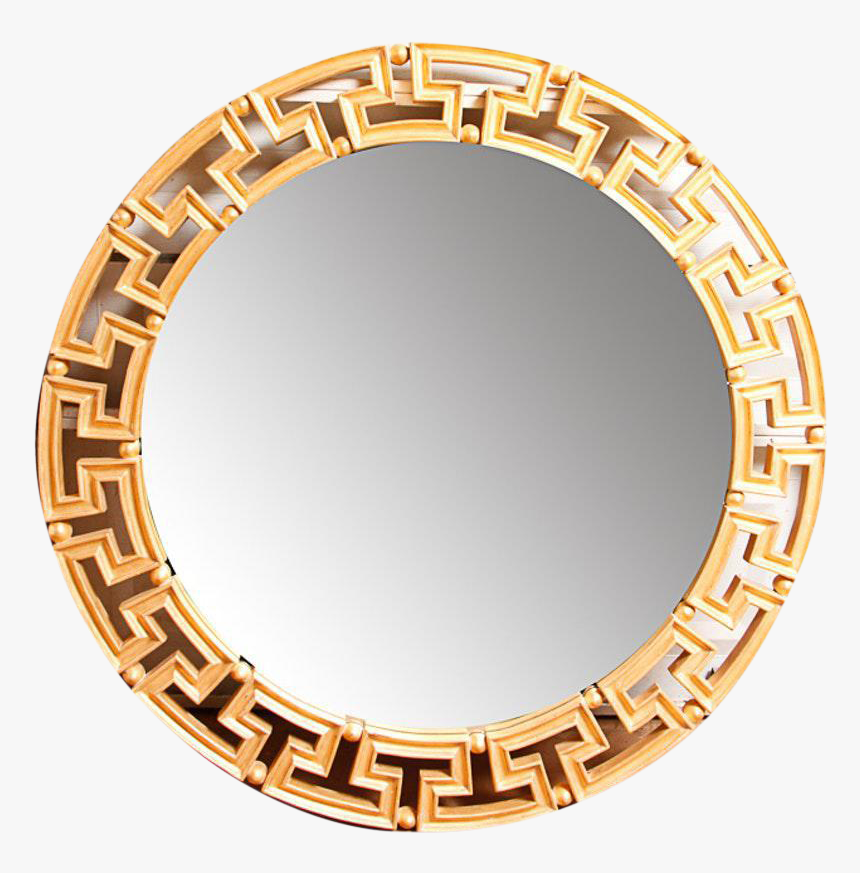 Greek Key Mirror Gold, HD Png Download