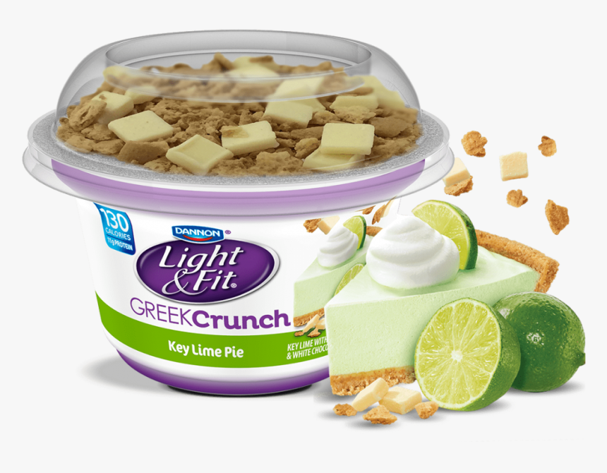 Transparent Key Lime Pie Clipart - Light And Fit Key Lime Greek Yogurt, HD Png Download