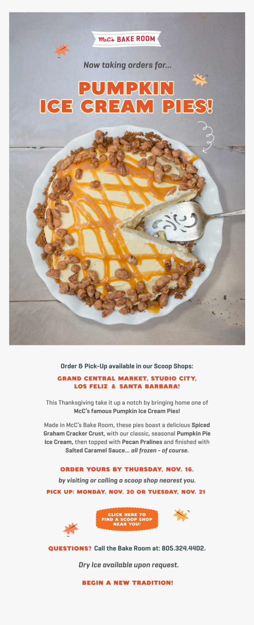 Get The Scoop - Mcconnell's Ice Cream Pie, HD Png Download