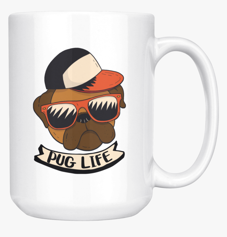 Pug Life Mug - Mug, HD Png Download