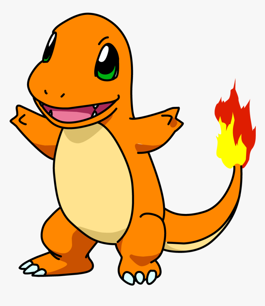 004charmander Os Anime - Pokemon Charmander, HD Png Download