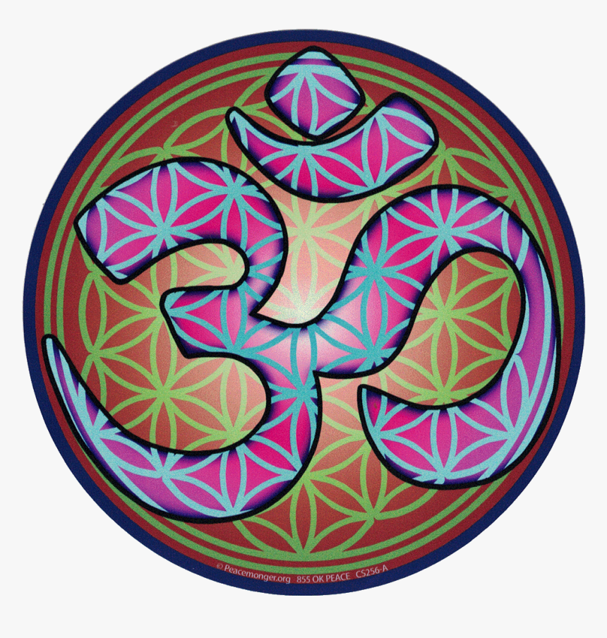 Flower Of Life Om - Om Flower Of Life, HD Png Download