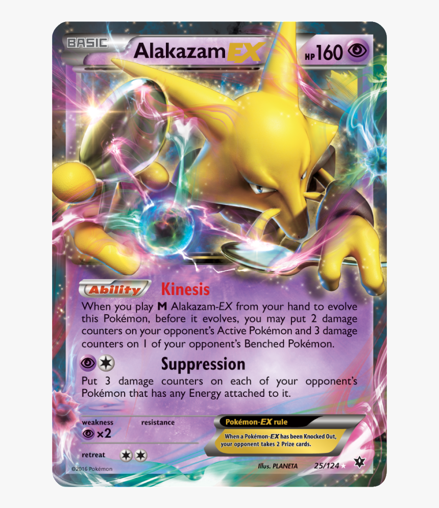Pokemon Alakazam Ex, HD Png Download