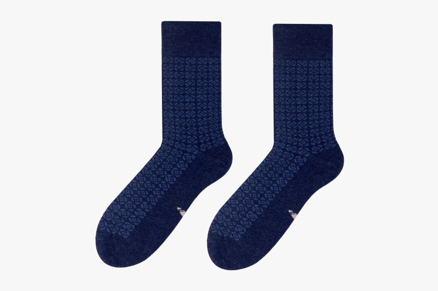Modern Socks Design - Panske Ponozky Modre, HD Png Download