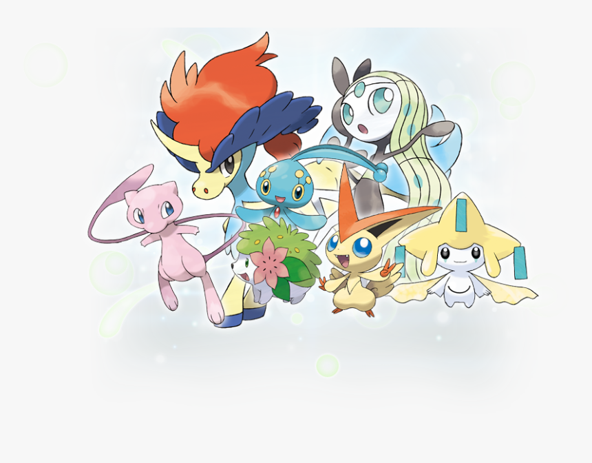 Pokemon Celebi And Friends, HD Png Download