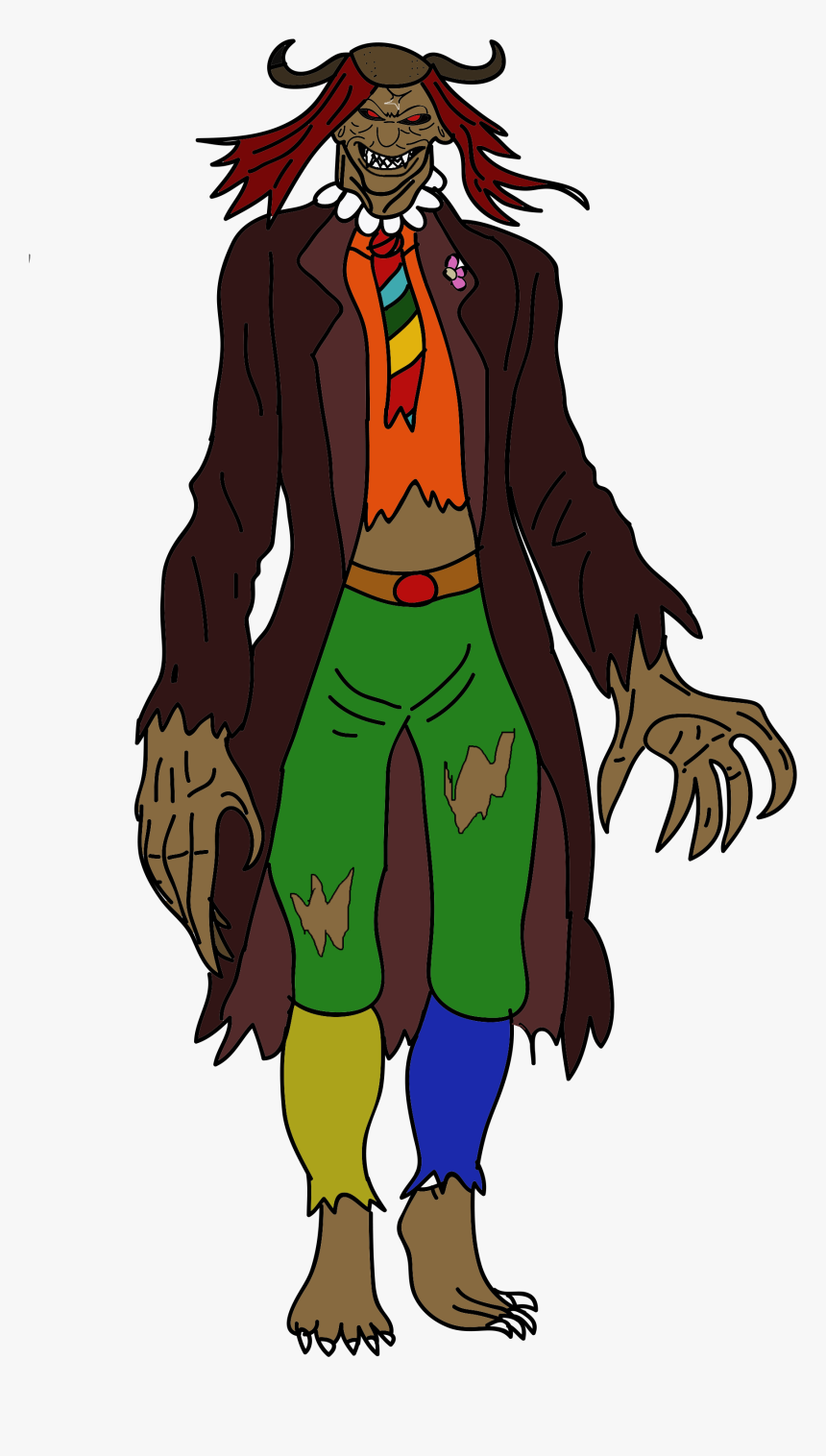 Manzus, O Demônio Palhaço - Cartoon, HD Png Download