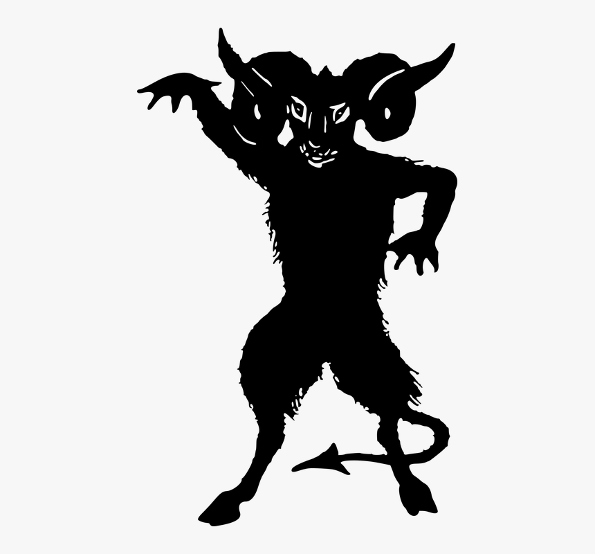 Transparent Demonio Png - Satan Silhouette Png, Png Download