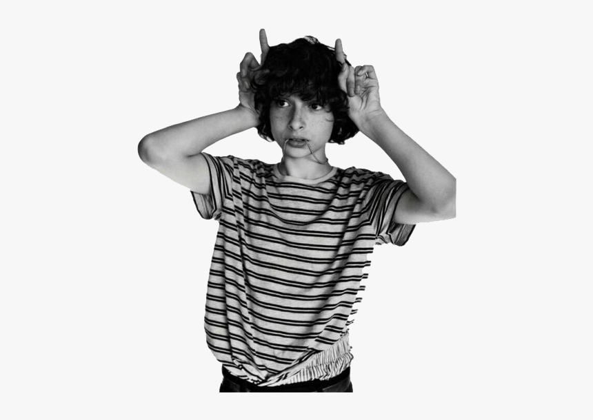 Finn Wolfhard Png Hd Image - Finn Wolfhard Black And White, Transparent Png