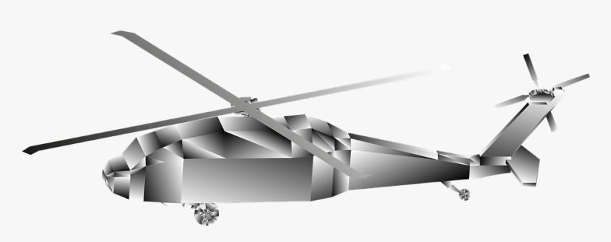 Military, Blackhawk, Helicopter, Chopper, Vehicle - Helicopter Rotor, HD Png Download