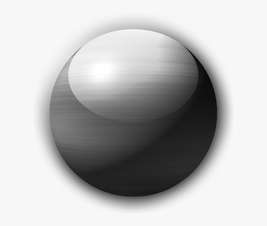 Clip Art Brushed With Shine And - Black Metal Circle Png, Transparent Png