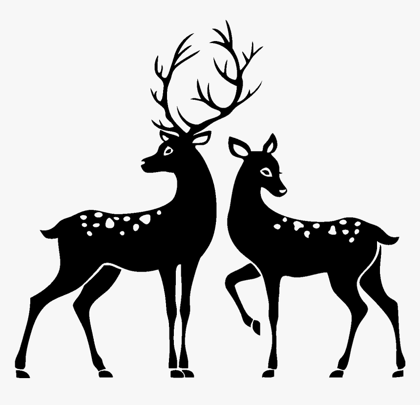 Antler - Deer Silhouette, HD Png Download